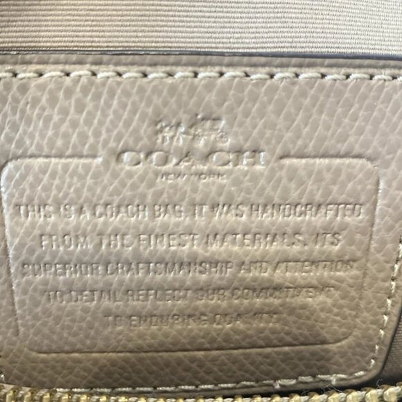 COACH - F34853 Beige Leather Tote Bag - Picture 8 of 8